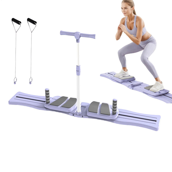 Pilates Reformer Set | Bauchmuskel Trainingsgerät - Klappbares Gerät Für Bauchmuskeltraining Und Cor