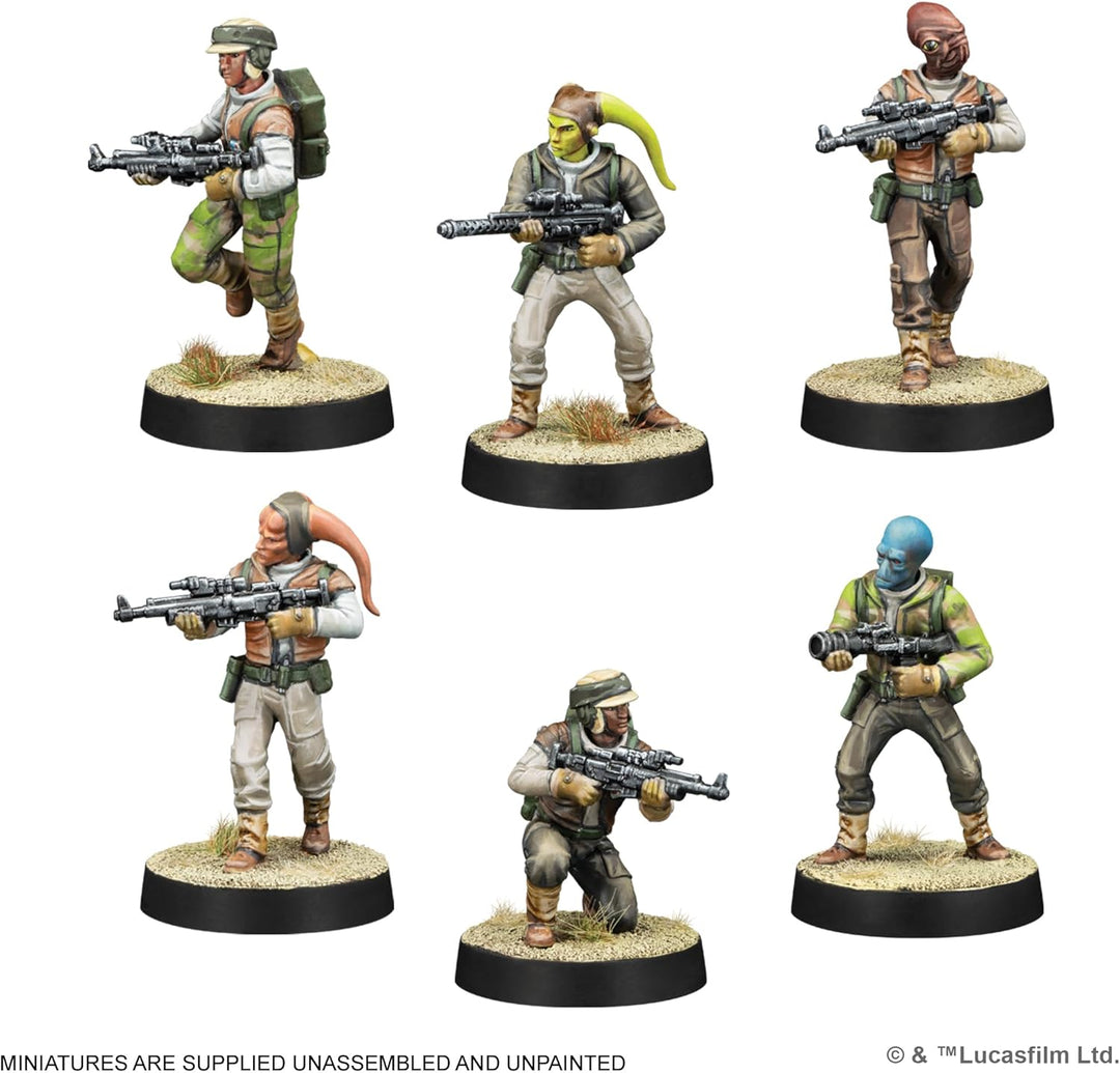Atomic Mass Games, Star Wars: Legion - Rebel Troopers (Rebellentruppen), Erweiterung, Tabletop, 2 Sp