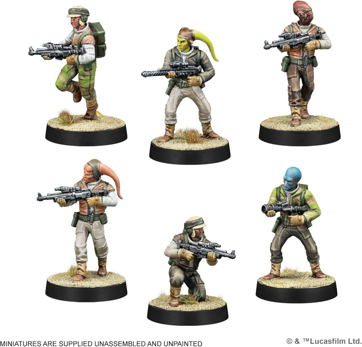 Atomic Mass Games, Star Wars: Legion - Rebel Troopers (Rebellentruppen), Erweiterung, Tabletop, 2 Sp