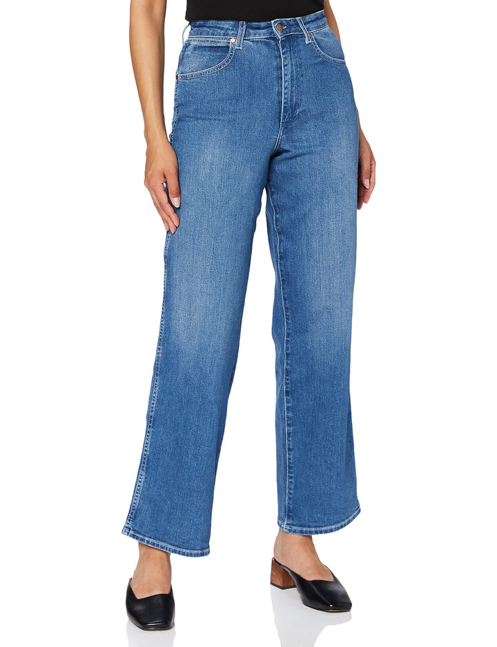 Wrangler Damen Mom Relaxed Pants 29W / 34L Blau (Dance With Me 187), 29W / 34L Blau (Dance With Me 1