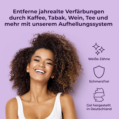 OnlySmile Teeth Whitening Gel für weisse Zähne | Zahnaufhellung und Bleaching Gel mit sofort Effekt