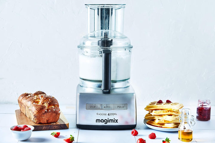 Magimix 18471EA 4200 XL Küchenmaschine, Kunststoff, Chrom