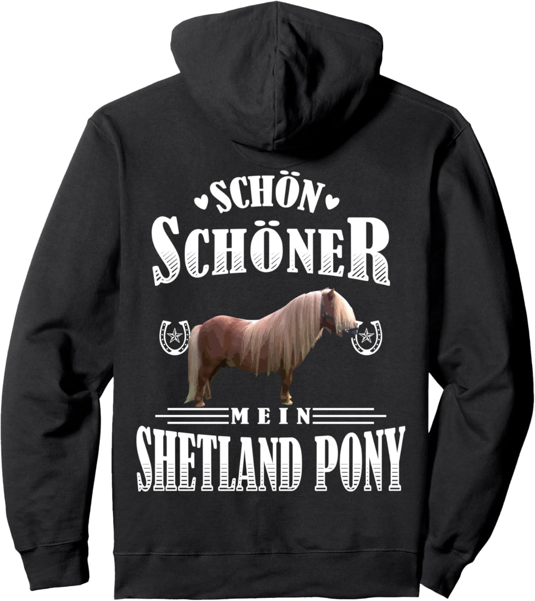 Schön Schöner Mein Shetland Pony Pullover Hoodie