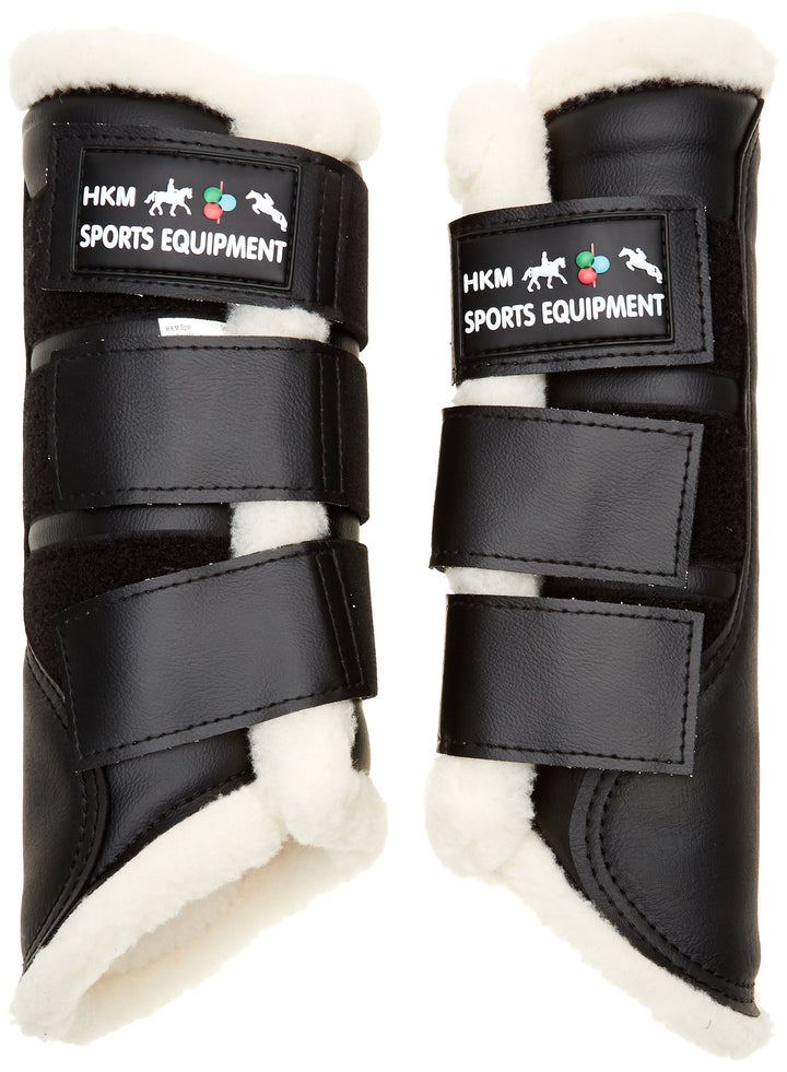 HKM Gamaschen Comfort L Schwarz, L Schwarz