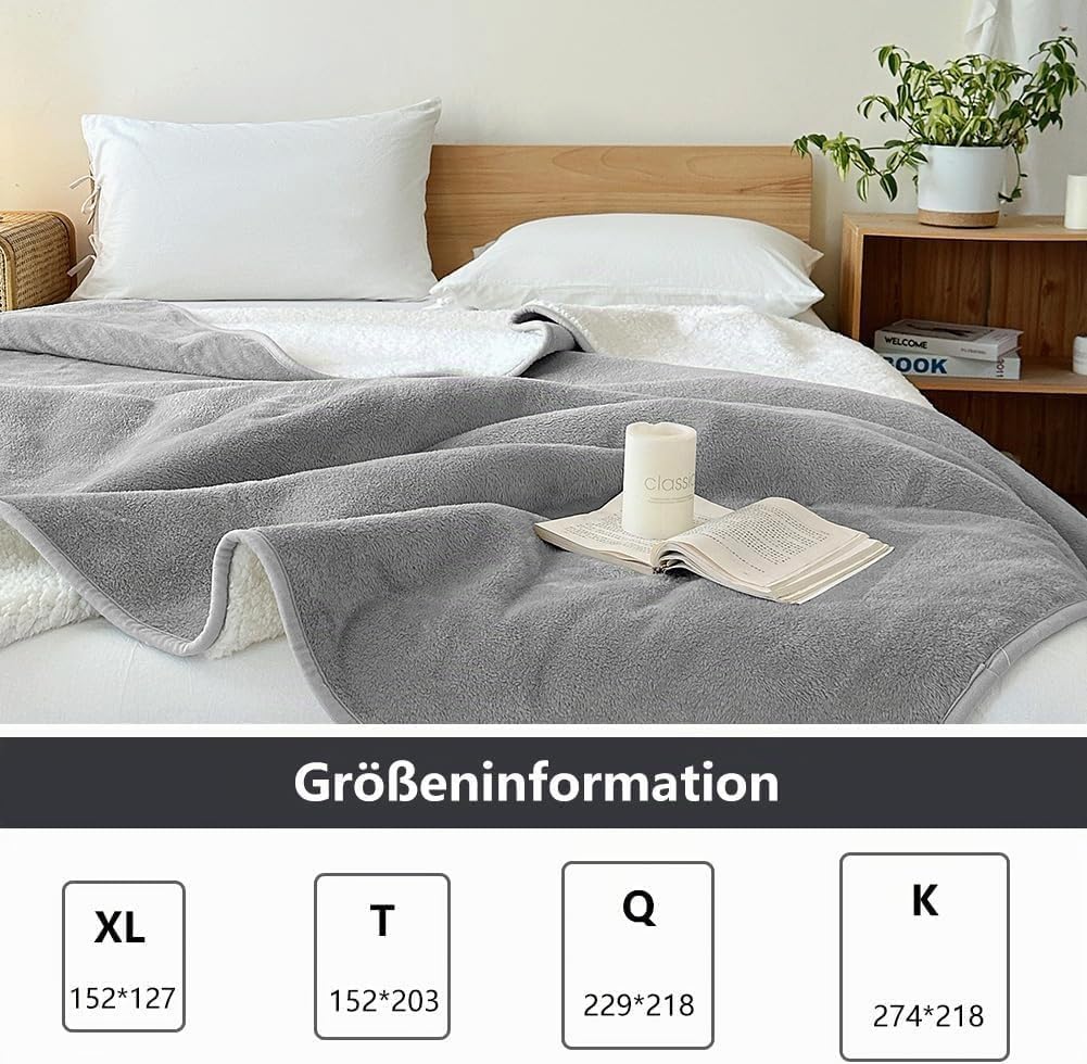 NSNLGSGC wasserdichte Decke 229x218cm, Liebesdecke für Paare, Verliebte, Erwachsene und Kinder, wass