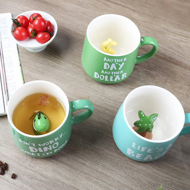 Disoza Faultier Tasse 3d Tasse Geschenke für Frauen Cute Mug Süsse Porzellan Kaffee Tasse mit Faulti