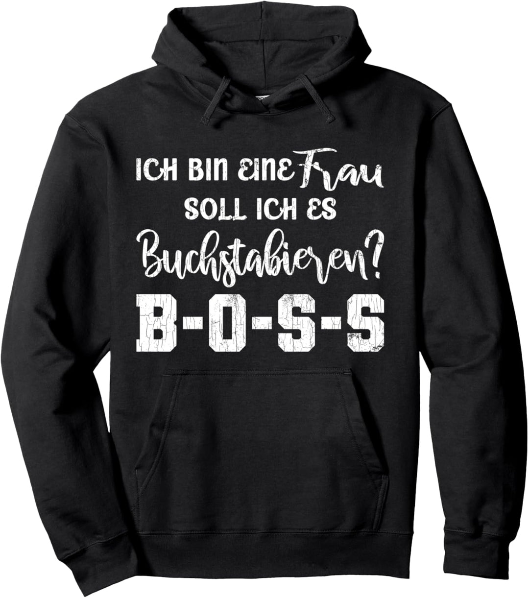 Geschenk Frau Lustige Sprüche Bekleidung Boss Spruch Mama Pullover Hoodie