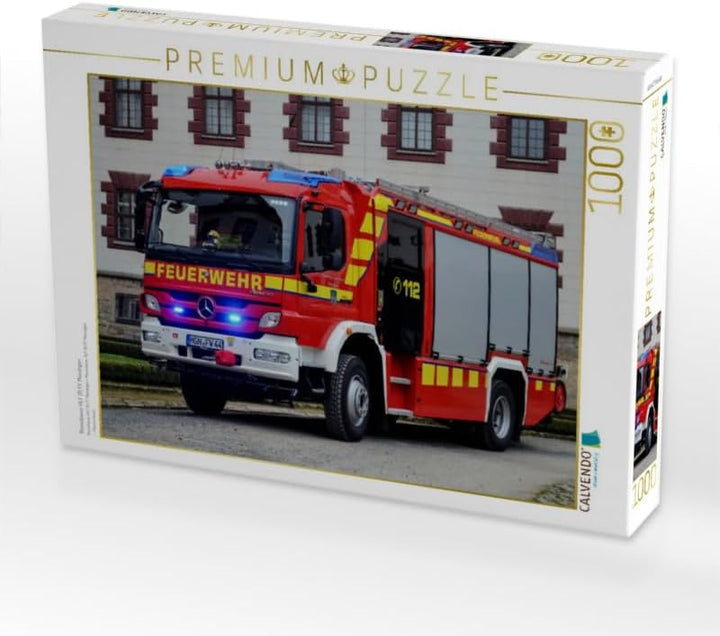 CALVENDO Puzzle Rosenbauer HLF 20 FF Meiningen 1000 Teile Lege-Grösse 64 x 48 cm Foto-Puzzle Bild vo