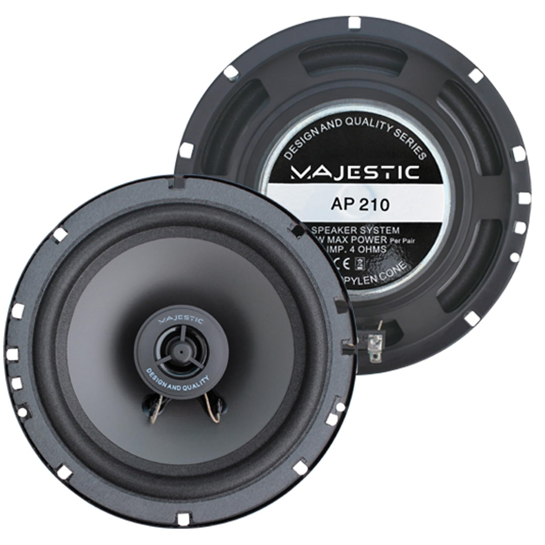 New Majestic Paar speaker. ap-210 2 Wege 165 mm, 80 W, Polypropylen
