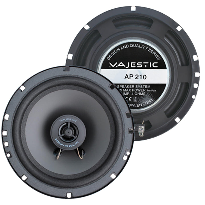 New Majestic Paar speaker. ap-210 2 Wege 165 mm, 80 W, Polypropylen