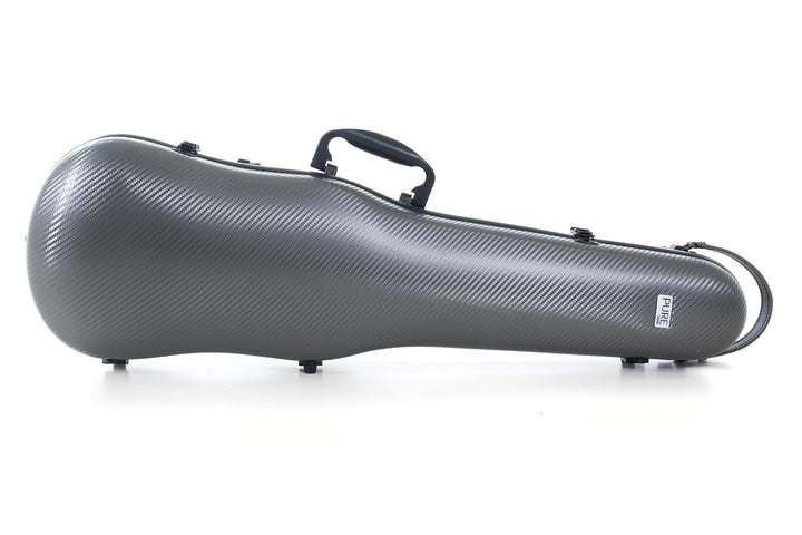 PURE GEWA Violinformetui Polycarbonat 1.8 grau für Grösse 4/4 grau Shape 4/4, grau Shape 4/4