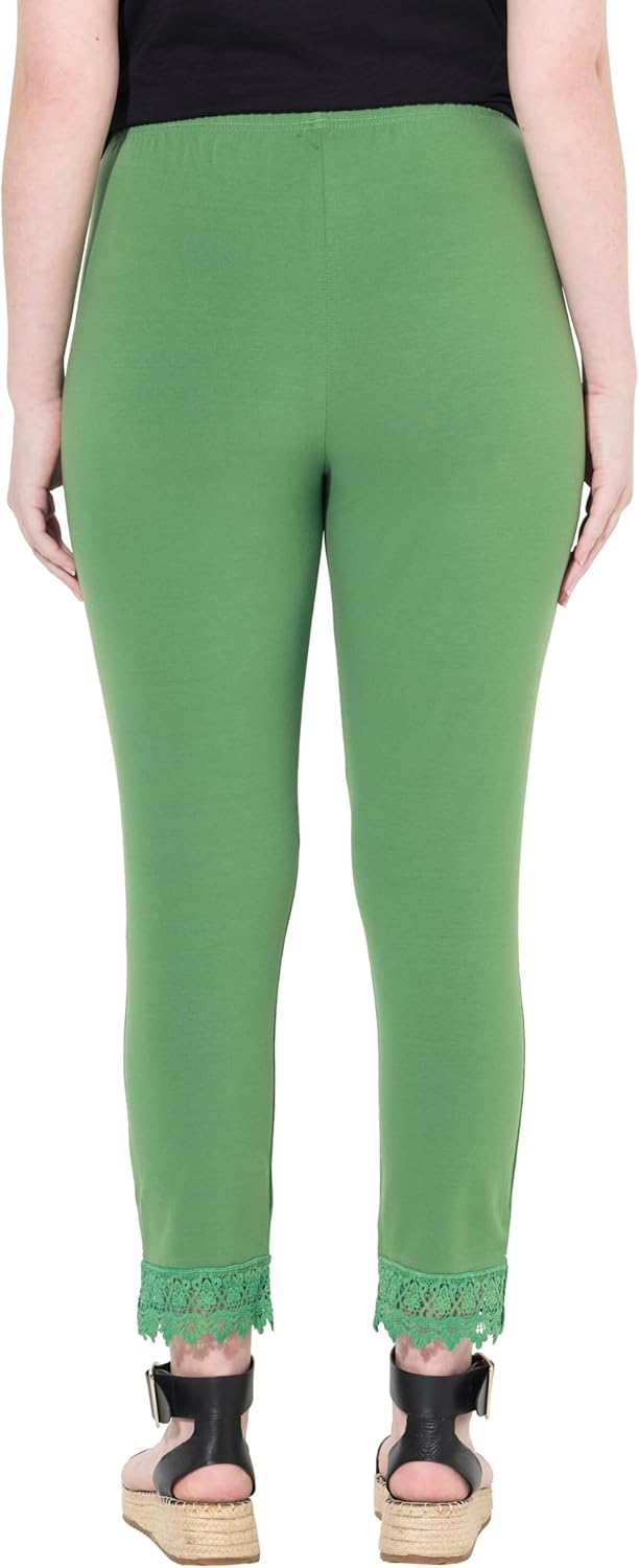 Ulla Popken Damen Leggings 32W / 32L Moosgrün, 32W / 32L Moosgrün