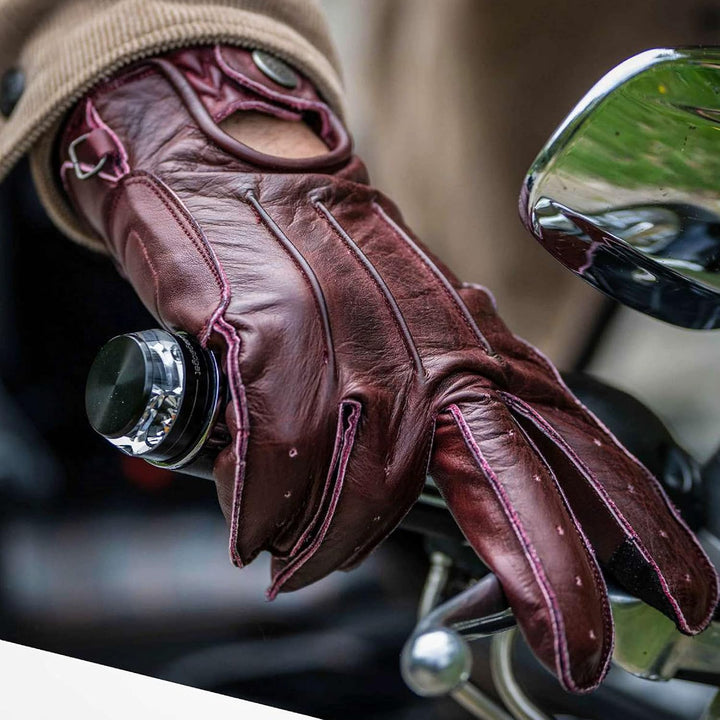 Motorradhandschuhe Easy Rider - Motorrad Handschuhe Herr - Echtleder - Handschuhe Herren Motorrad Le