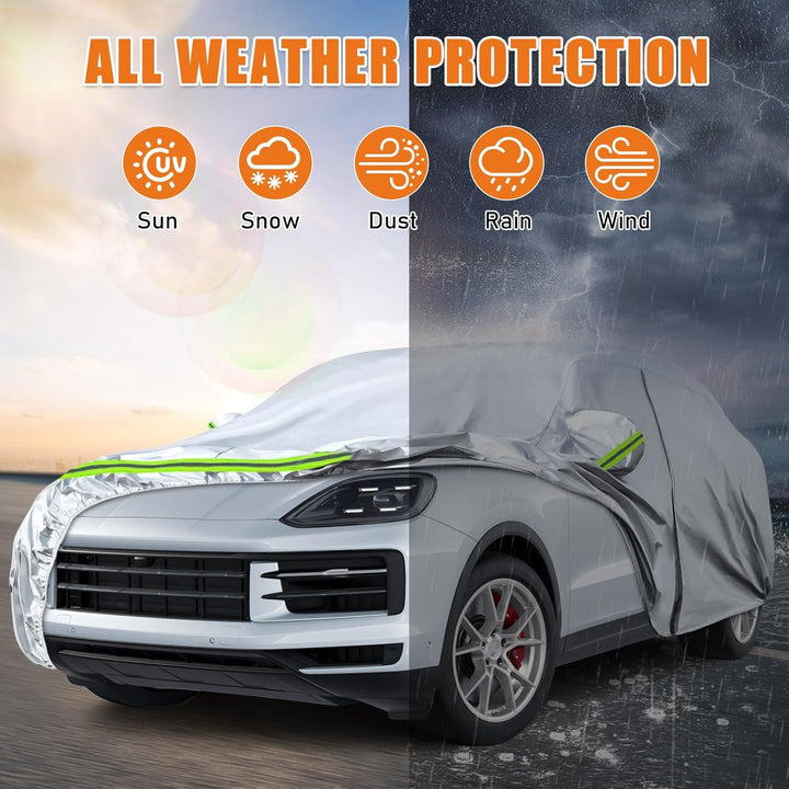 JUDANNA Autoabdeckung Outdoor Wasserdicht Passend für Porsche Cayenne 2011-2024, Sommer Vollgarage A