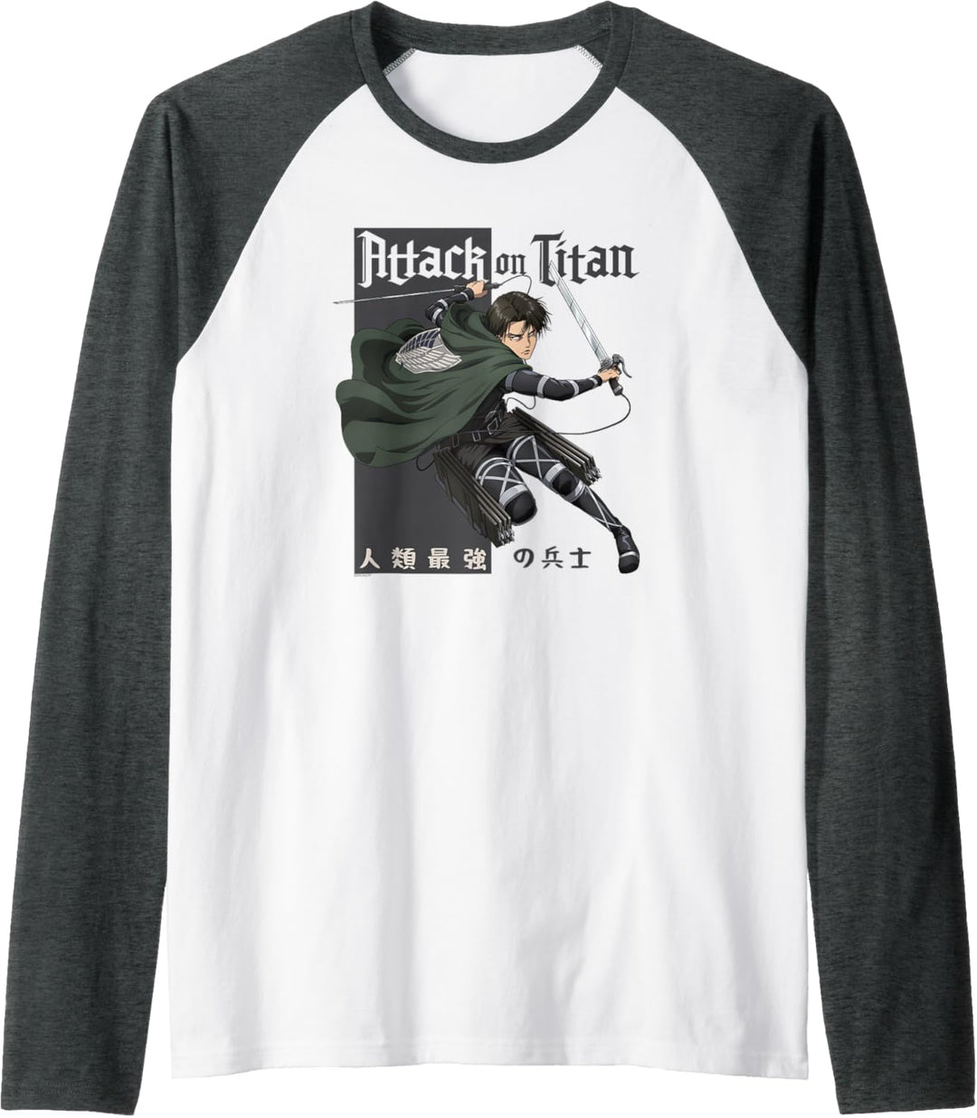 Attack on Titan Season 4 Der Stärkste Soldat der Menschheit Raglan