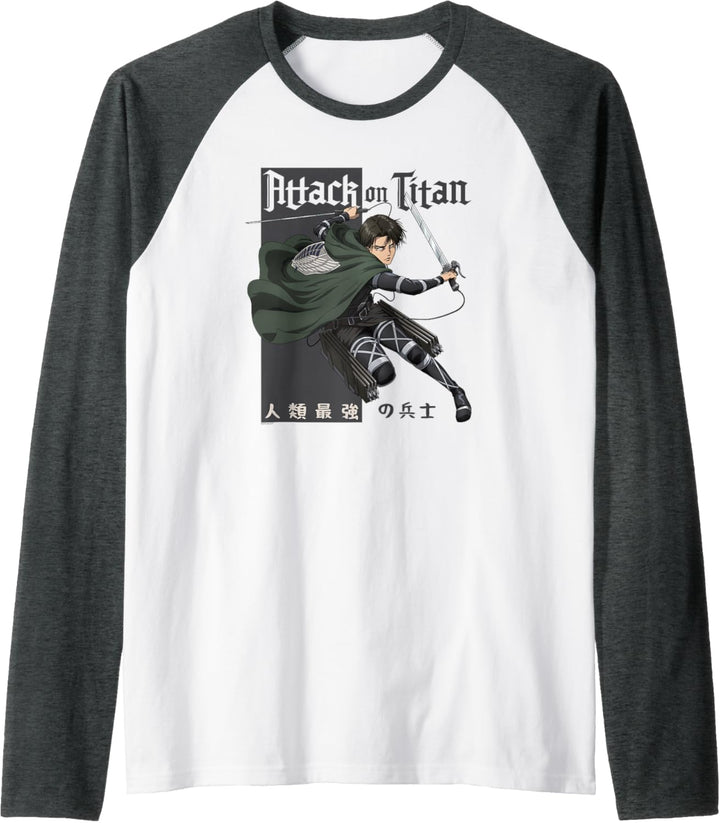 Attack on Titan Season 4 Der Stärkste Soldat der Menschheit Raglan