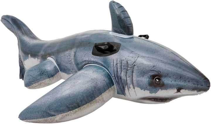 Intex 57520NP - Wave Rider Ride-On, 117 x 77 cm & Great White Shark - Aufblasbarer Reittier - 173 x