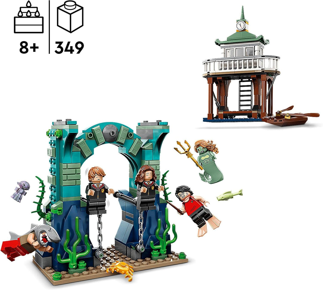 LEGO 76420 Harry Potter Trimagisches Turnier: Der Schwarze See, Feuerkelch Spielzeug für Kinder, Jun