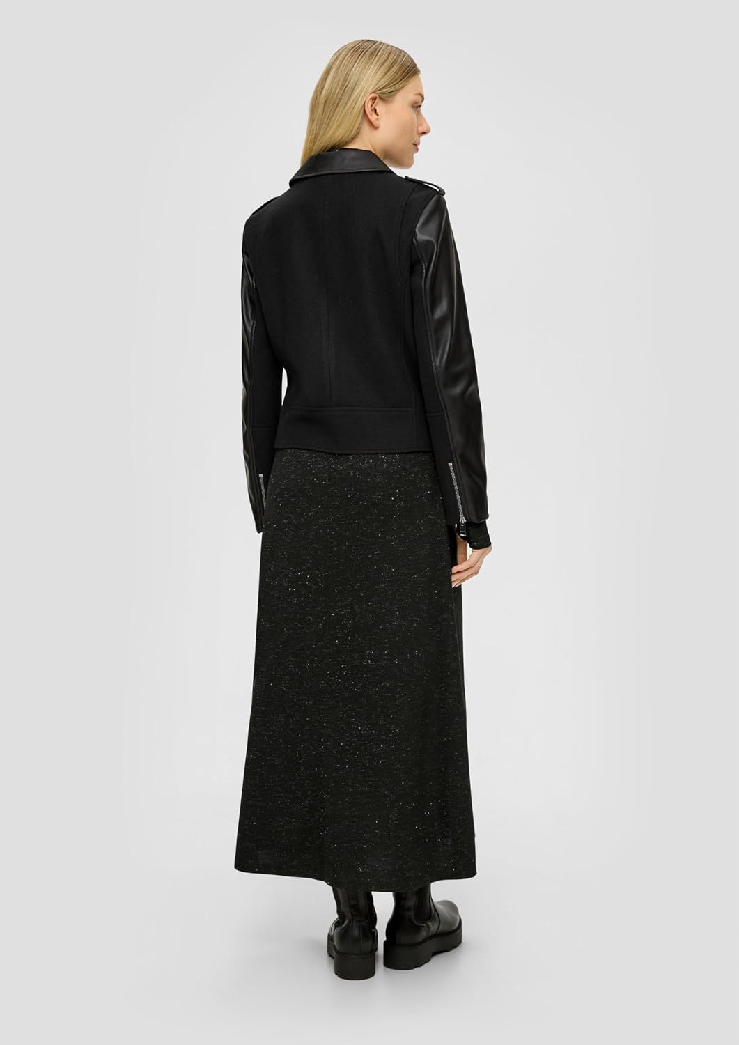s.Oliver Jacke aus Materialmix in Leder-Optik 36 9999, 36 9999