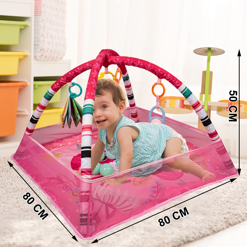 Baby Spielbogen Baby Spieldecke mit Musik & Lichtern ，Pädagogisches Spielzeug für Baby & Kleinkinder