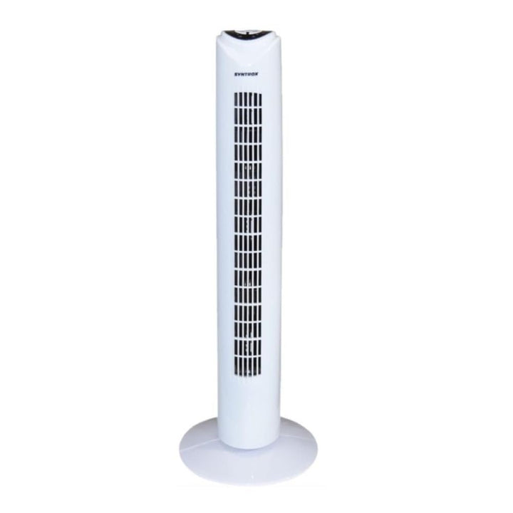 Syntrox Germany Turmventilator oszillierend Drilef | Turm Tower Fan | Standventilator, LED-Tasten, 3