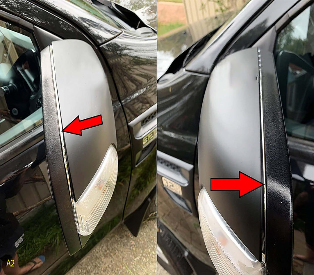 JHCHAN Generisch Blinkerschutz Spiegelabdeckung Seitenspiegelkappe für Ford Ranger 2012-2022 T6 T7 T