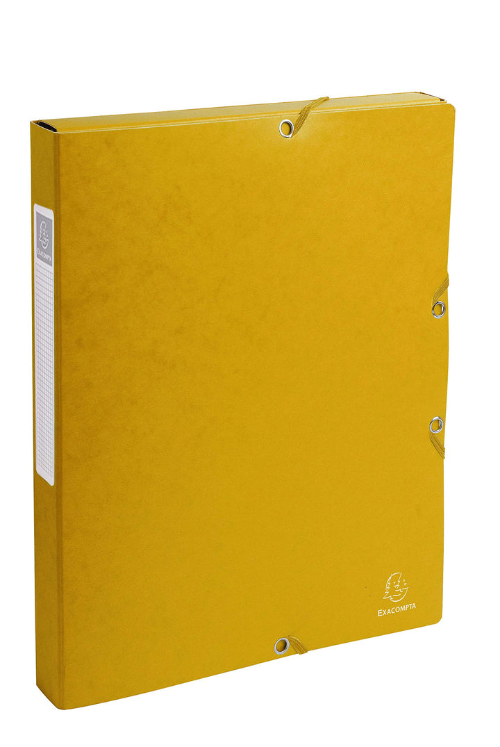Exacompta 50309E 8er Pack Premium Sammelboxen aufgebaut mit Gummizug 25 mm breit aus extra starkem C