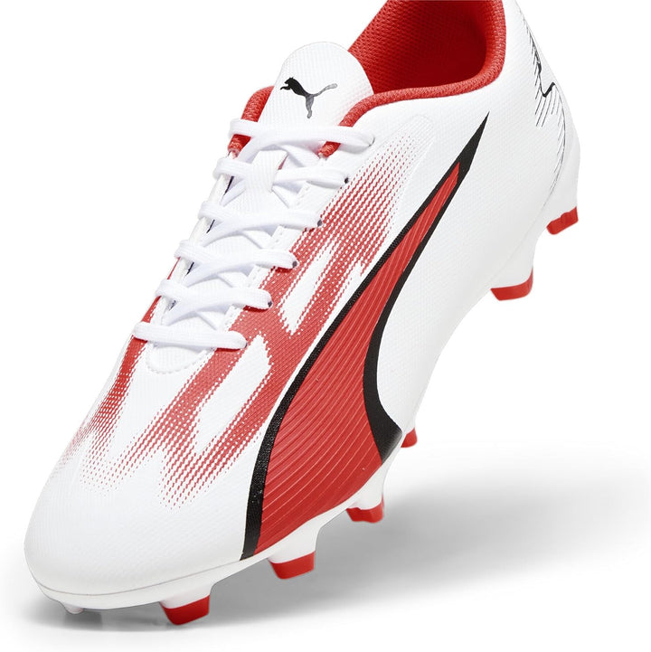 PUMA Herren Ultra Play Fg/Ag Fussballschuh 40.5 EU Puma White Puma Black Fire Orchid, 40.5 EU Puma W