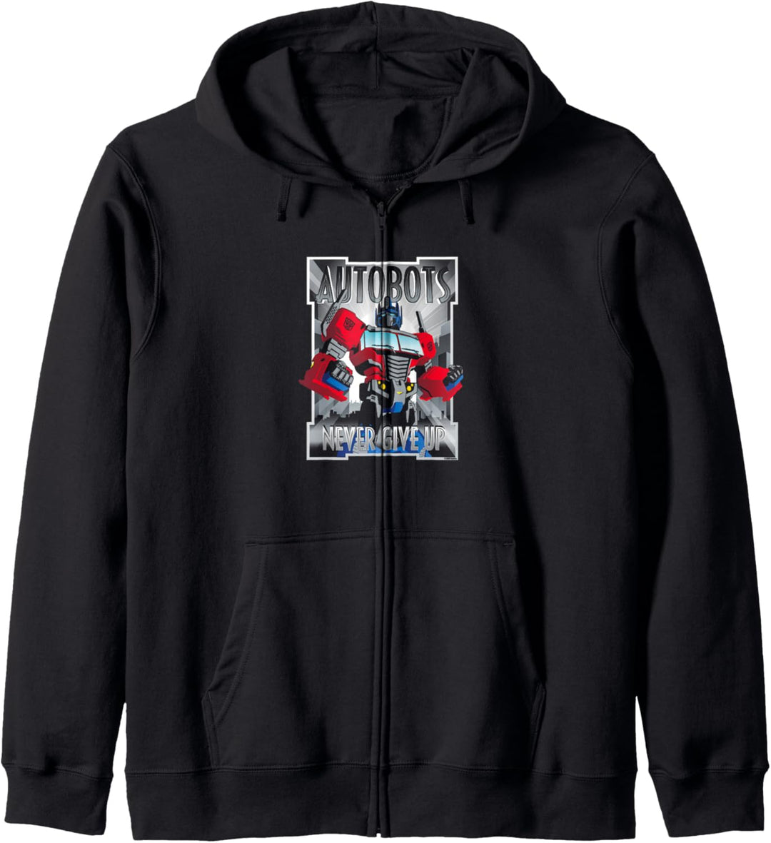 Transformers Optimus Prime Autobots Never Give Up Kapuzenjacke