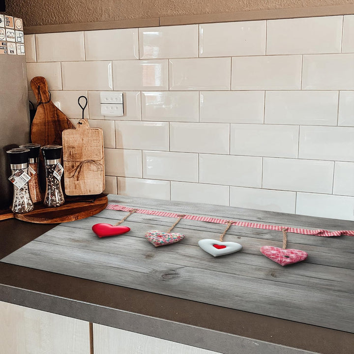 KitchenYeah© Herdabdeckplatte Einteilig Ceranfeld Abdeckplatte für | 89x51 cm - Induktionsschutz Cer