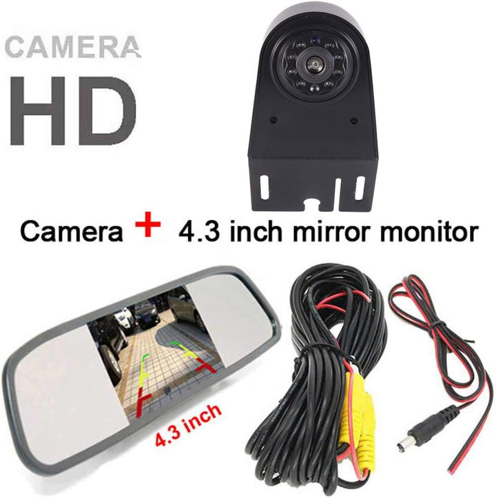 「Rückfahrkamera Transportster + 4,3 '' Zoll Rückspiegel」 Bremsleuchte Auto Dach Rückfahrkamera für M