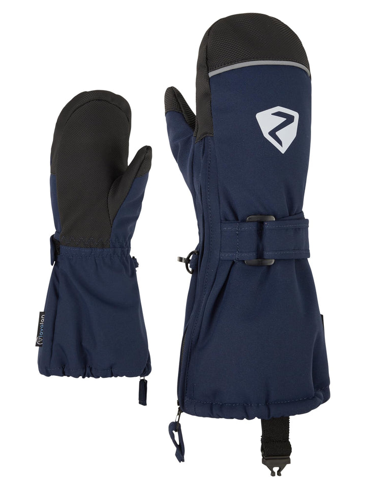 Ziener Unisex Baby Lanup Ski-Handschuhe/Wintersport | wasserdicht, extra warm, Wolle 104 dark navy,