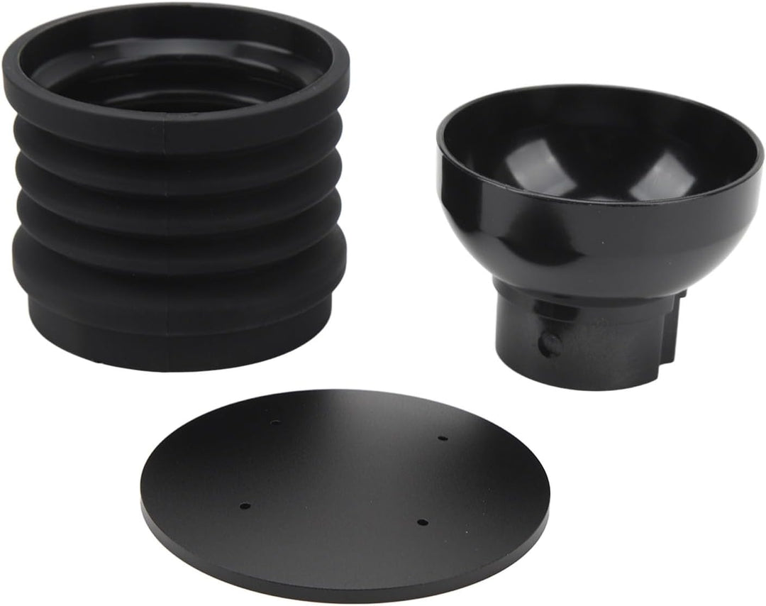 Kaffeemühle Einzeldosistrichter, 2-in-1-Funktion, Handdruck-Kaffeebohnenmühle, Luftblasender Bohnenb
