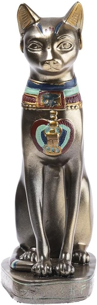 lachineuse - Ägyptische Katze Bastet 30 cm – grosse Statue Katze – Göttin Ägyptens – Figur Ägyptisch