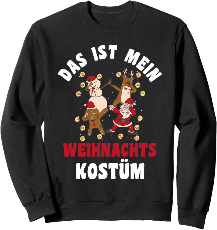 Weihnachtsmann Rentier Schneemann Weihnachten Sweatshirt