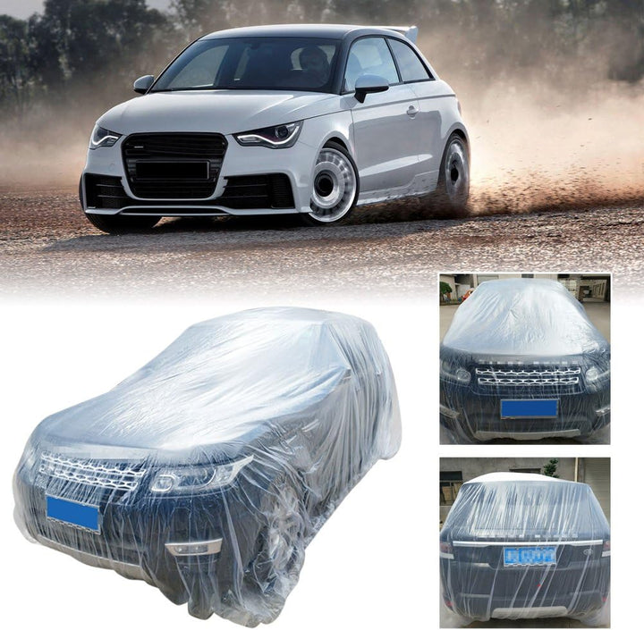 KIMISS Car Cover Outdoor Wasserdichter Staub Regen Schnee beständiger Schutz vorübergehender Wegwerf