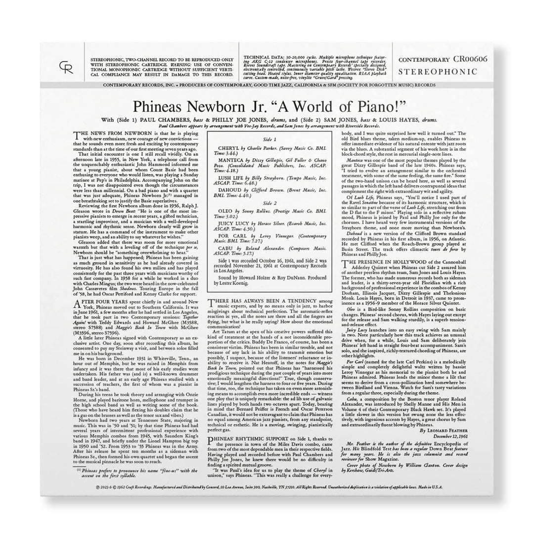 A World Of Piano! (Remastered 2023 Vinyl), Vinyl