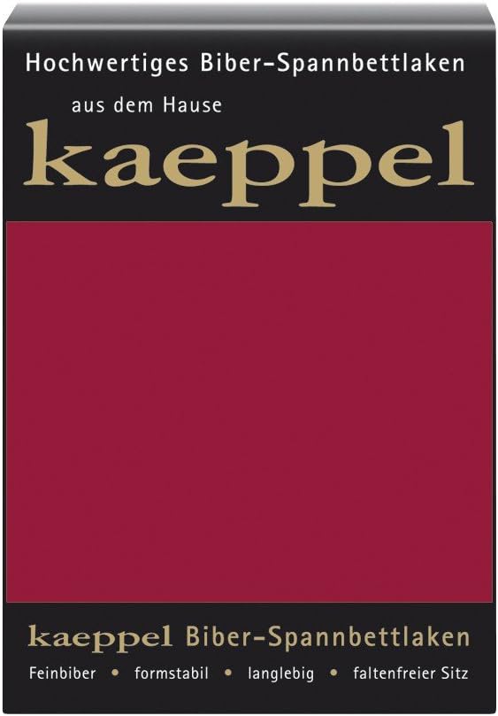 Kaeppel Biber Bettlaken Betttuch 180-200x200 cm Spannbettlaken 14 Farben Uni Öko, Farbe:Lind 200 cm
