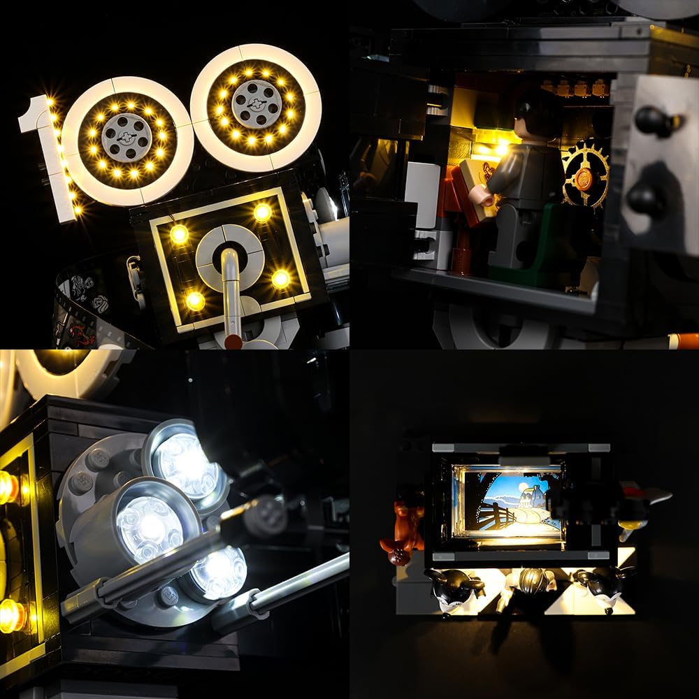 Kyglaring LED-Beleuchtungsset (kein Modell) - Kompatibel mit Lego-43230 Disney Walt Disney Tribute C