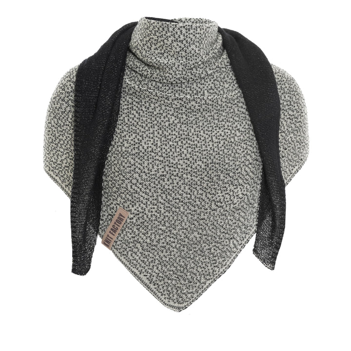 KNIT FACTORY - Ella Dreieckstuch - Dreieckstuch Damen - Fein Gestrickter Damen Schal - Halstücher fü