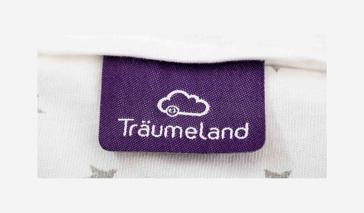 Träumeland S0101451 Babyschlafsack LIEBMICH 2 teilig Set Sternchen grau, Grösse 44, mehrfarbig