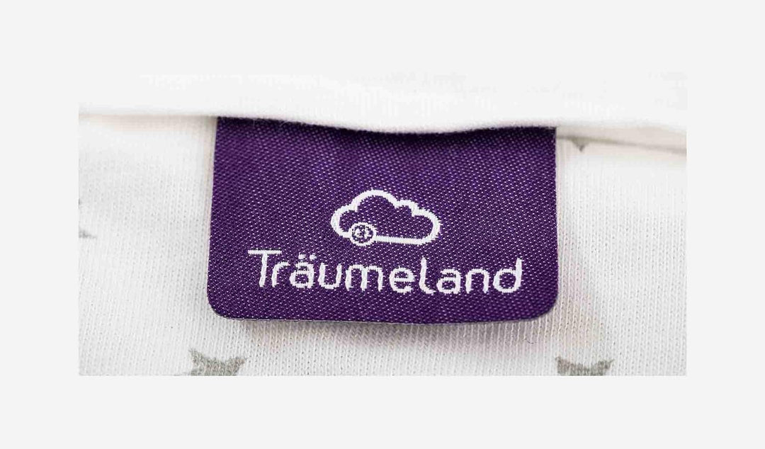 Träumeland S0101405 Aussenschlafsack LIEBMICH Sternchen grau, Grösse 68/74, mehrfarbig