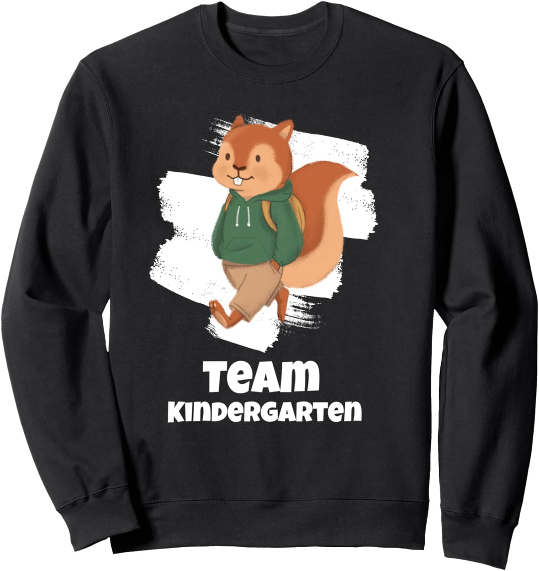 Team Kindergarten - Cute Squirrel Teacher Or Student Sweatshirt