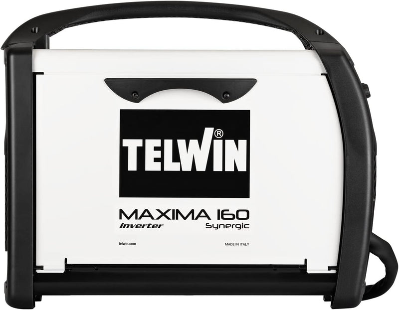 Telwin 816085 Maxima 160 Synergic Drahtschweissgerät MIG-MAG/FLUX/BRAZING mit Invertertechnik 230 V,