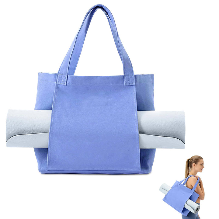Yogatasche Damen,Sporttasche,Yoga Tote Tasche Klettverschluss Schnellzugriff Yogamatte,45×35×15 cm T