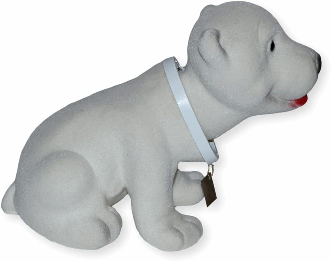 RAKSO Wackel Figur junger Eisbär Wackelfigur H 17 cm Dekofigur mit Wackelkopf