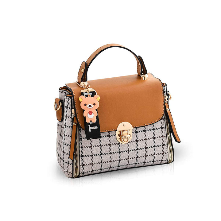 NICOLE&DORIS Handtaschen für Damen Niedliche Umhängetasche Mädchen Reissverschluss Handtasche PU Led