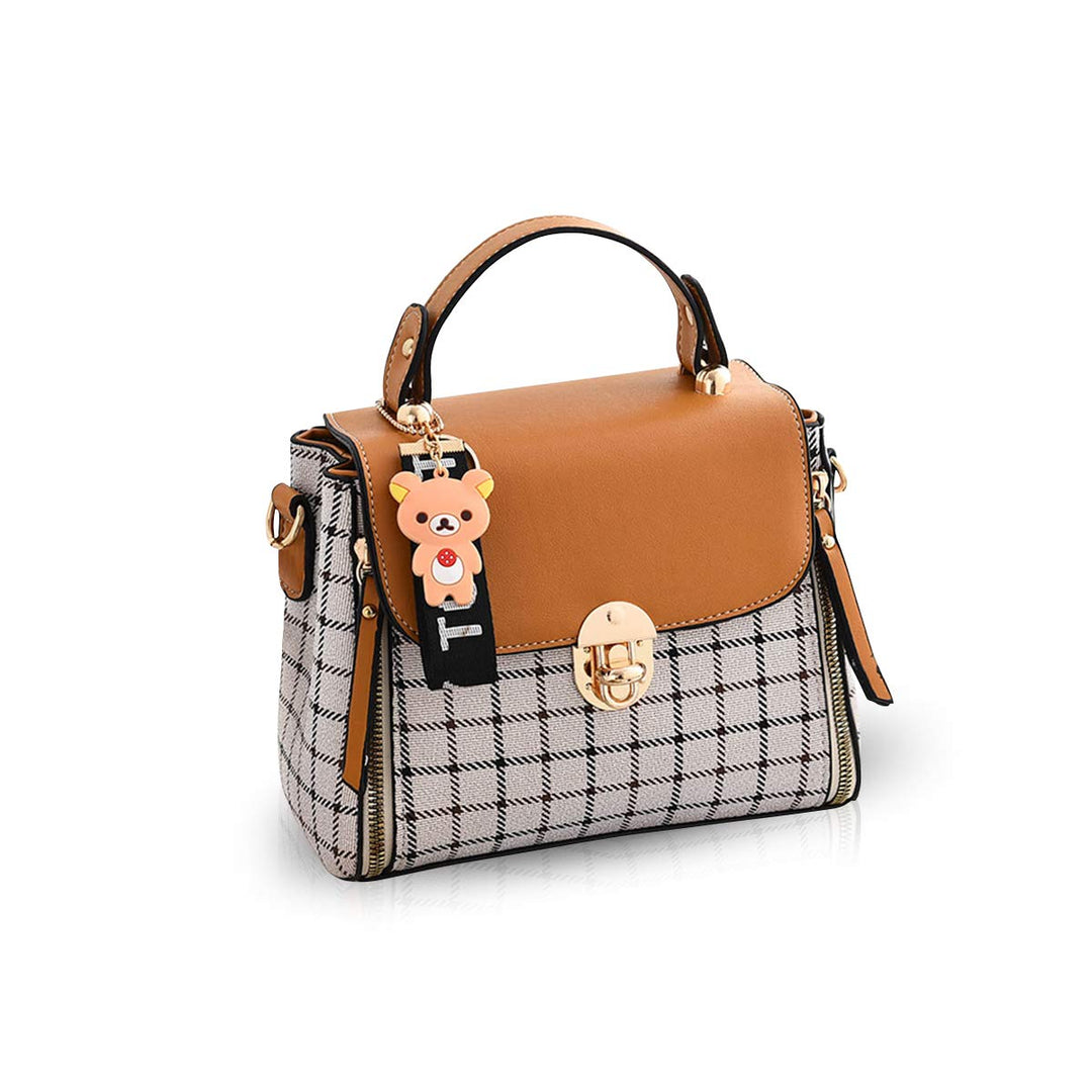 NICOLE&amp;DORIS Handtaschen für Damen Niedliche Umhängetasche Mädchen Reissverschluss Handtasche PU Led