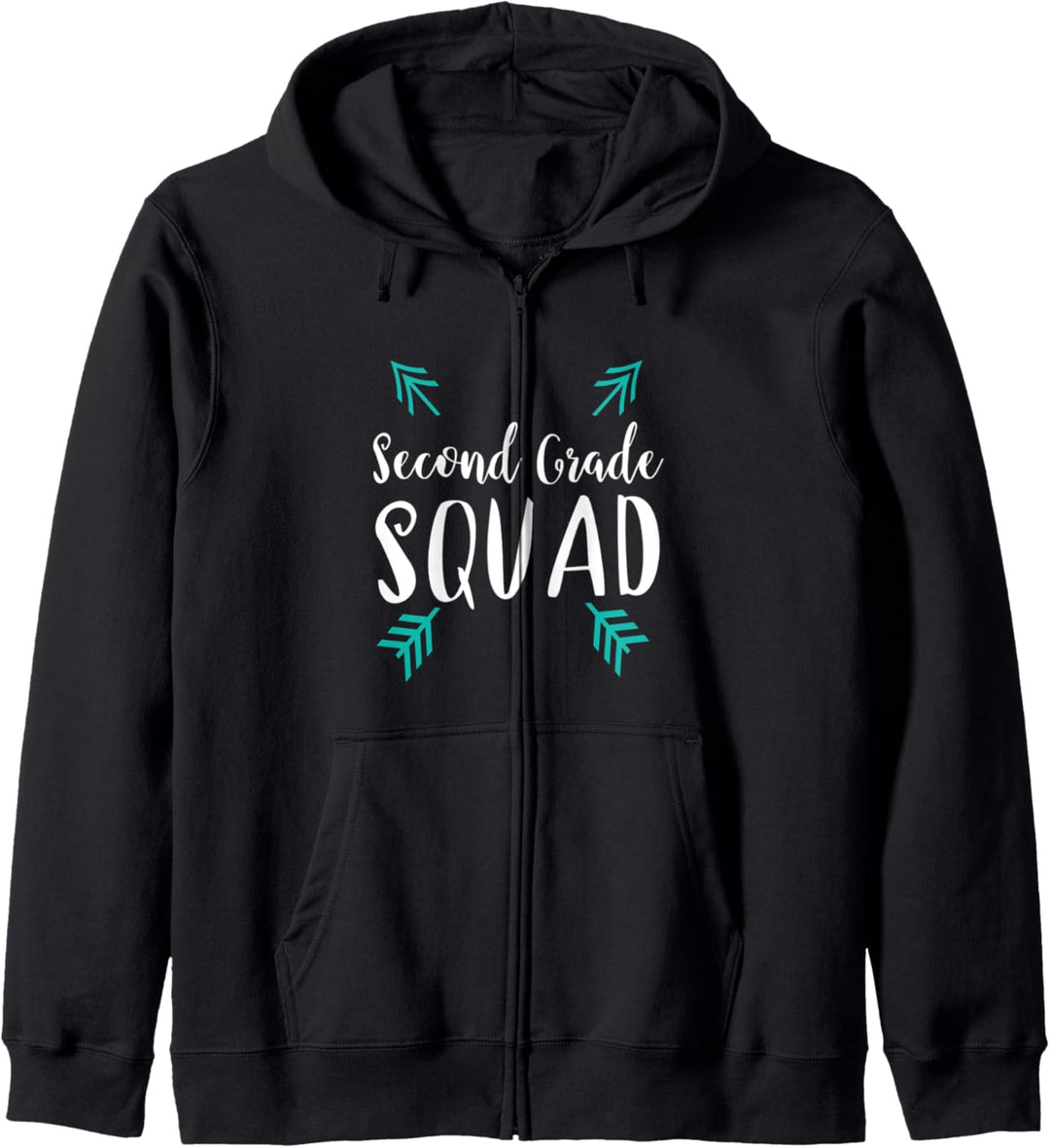2nd Grade Squad Back To School für Lehrer und Schüler Kapuzenjacke