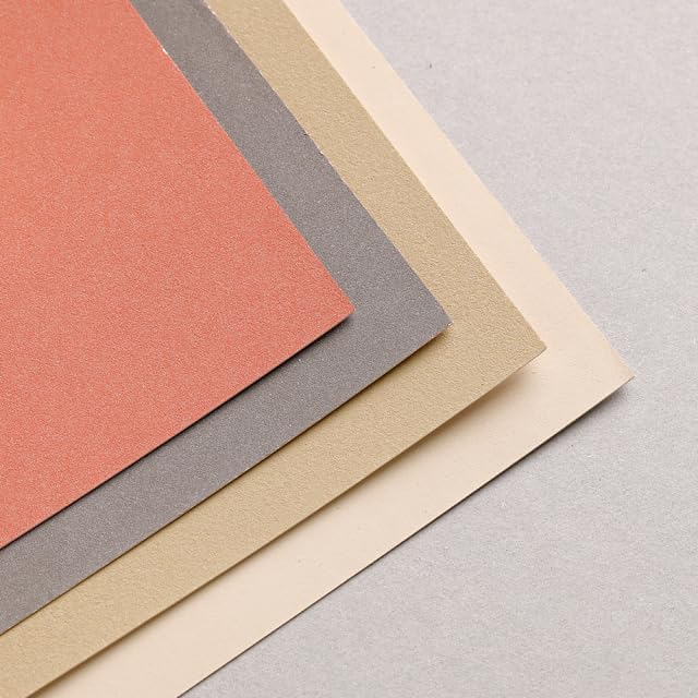 Clairefontaine 96054C - Zeichenblock Pastelmat, geleimt, 12 Bogen 30x40cm, 360g, ideal für Trockente